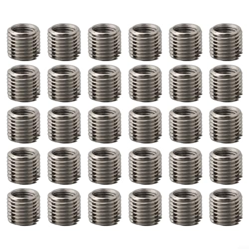 ARMYJY 30Pcs M8 To M6 Thread Reducer Internal Threaded Joint 8MM Male Rotate 10MM Female Stainless Steel Hardware Fasteners