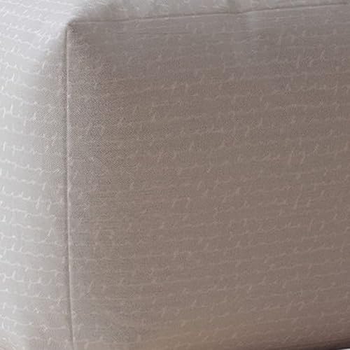 Miniatura 4 de HomeRoots Puf otomano de algodón gris de 17"