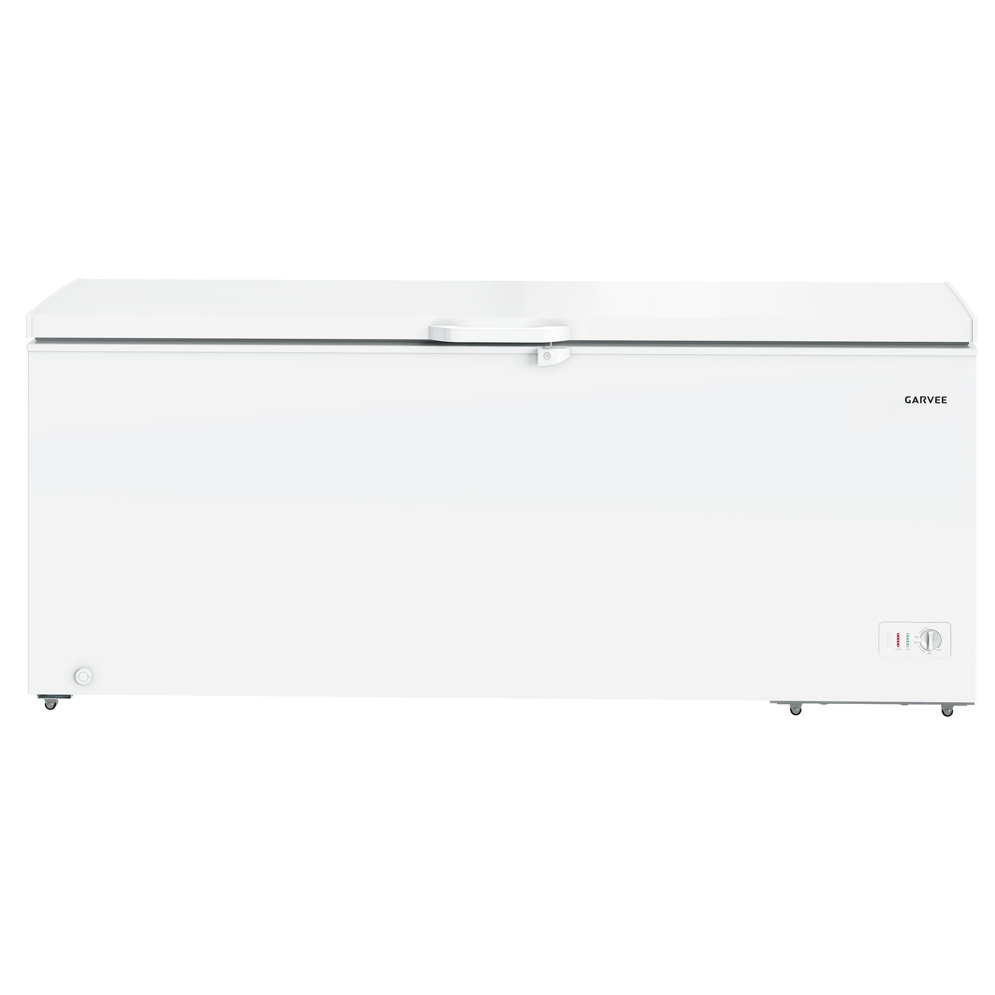 21 Cu. Ft. Convertible Refrigerator/Chest Freezer, Commercial Chest Freezer with 2 Baskets Top Opening, Easy Defrost Drain, for Home, Apartment, Basement, Garage, White on Fridge.com