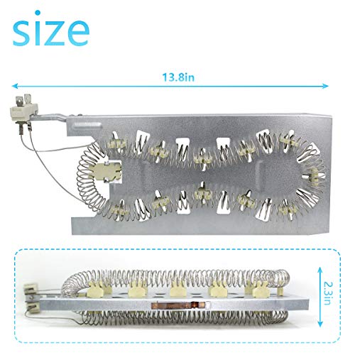 3387747 Dryer Heating Element Replacement Compatible With Kenmore, Whirlpool, Maytag, Kitchenaid Ap6008281, Wp3387747, 80003, W11045584, W11344457, Wp3387747Vp #TOP4