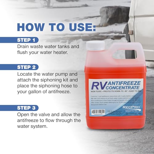 RecPro 32 Ounces 50 Degree Fahrenheit Protection RV