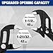 WORKPRO 2-Piece 7-Inch Pliers Wrench & Groove Joint Pliers Set, Quick Adjustment, CR-V Steel, Smooth Jaw & V-Jaw, Upgraded Wide Opening, Soft Grip - for Plumbing, Pipe Fittings, Household Repairs