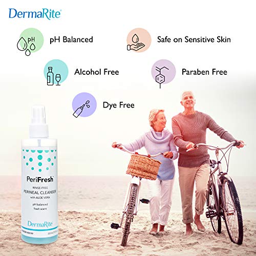 Perifresh No Rinse Perineal Cleanser Spray, 6 Pack - 7.5 Oz Peri Bottle - Mild Formula With Aloe - For Incontinence Care, Postpartum - For Men And Women #TOP4