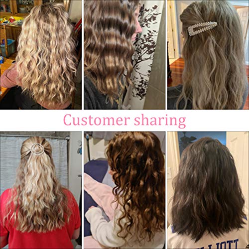 3 Barrel Curling Iron Wand Dual Voltage Hair Crimper Temperature Adjustable 25mm Hair Crimper ，1 Inch Ceramic Tourmaline Triple Barrels ，Hair Waving Styling Tools - Thumbnail 5