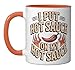 Funny Hot Sauce Spicy Food Fans Ceramic Mug, Orange/White