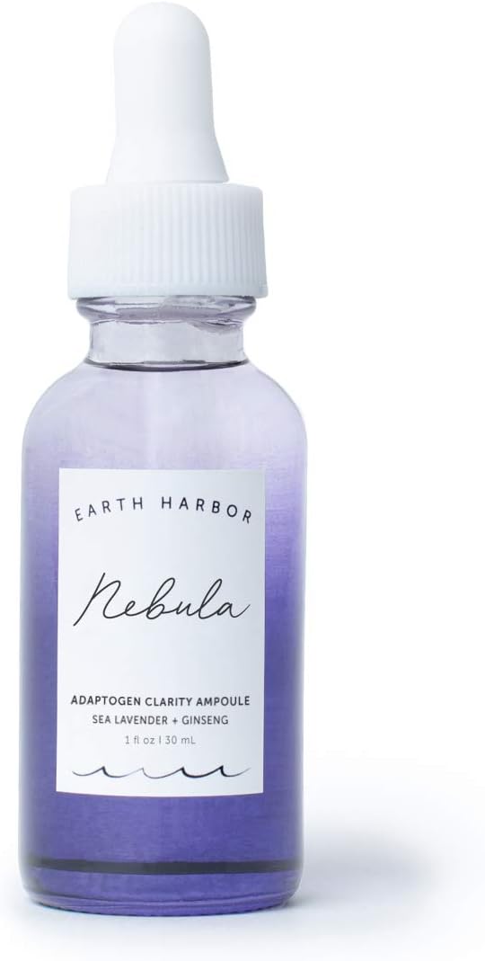 Earth Harbor | NEBULA Adaptogen Clarity Ampoule - Clarifies & Balances Chaotic Skin | Synthetic-Free + Vegan | Squalane & Ginseng Adaptogens |1 fl oz