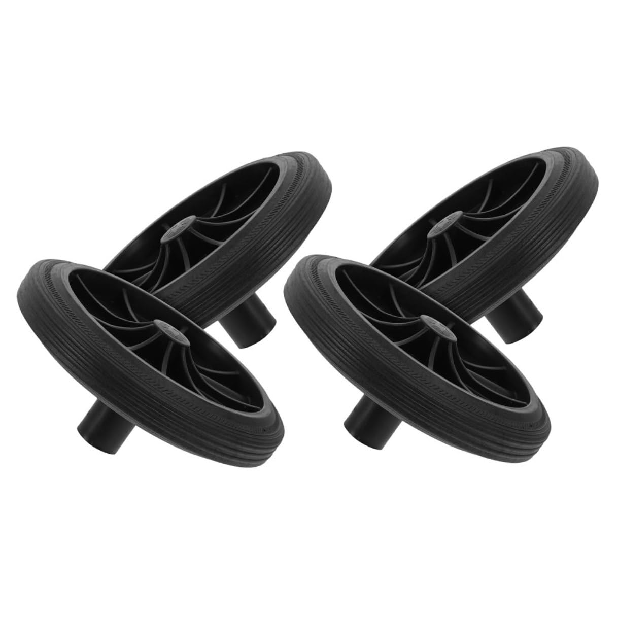 Roues de poubelle robustes de remplacement amovibles pour chariot