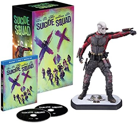 Suicide Squad (Amazon-Exclusive) (Deadshot figurine) (Blu-ray + DVD + UltraViolet Combo Pack)