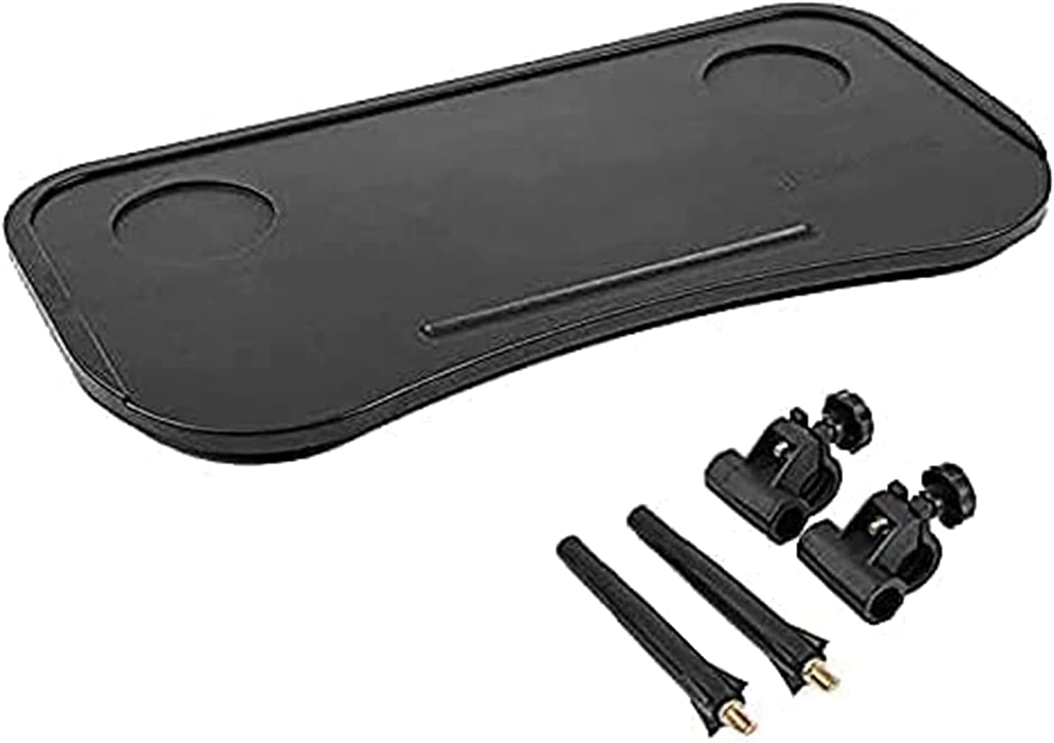 TrUkd Bandeja portátil para Silla de Ruedas, Bandeja para Silla de Ruedas, Accesorio de Movilidad extraíble para Adultos, se Adapta a Anchos de Asiento de Silla de Ruedas de 42 a 52 cm