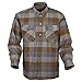 Scorpion Covert Flannel Reinforced/Kevlar Lined Protective Shirt (Tan/Brown, Large)