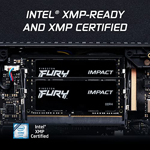 FURY Impact 32GB (2x16GB) 3200MHz DDR4 CL20 Memoria Laptop Kit da 2, KF432S20IBK2/32 - RAM - Immagine 4