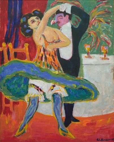 Poster graffiti Ernst Ludwig Kirchner décoration murale moderne de chambre