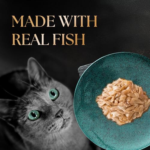 Image of Sheba Deluxe Premium Adult (1+ Years) Wet Cat Food, Tuna Fillets in Jelly, 85 g Can, High-moisture wet food for healthy hydration