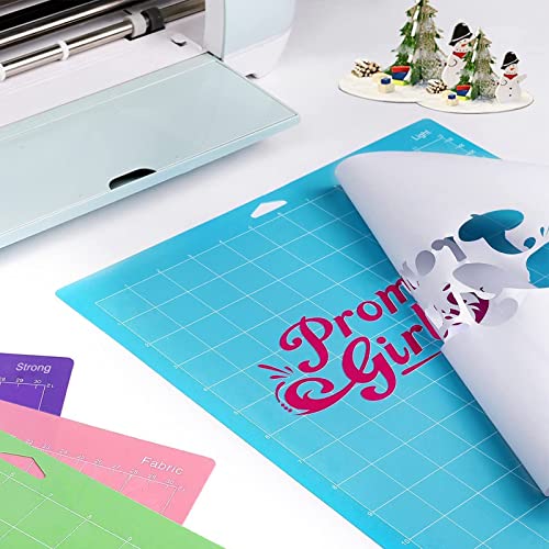 image for UNAOIWN Cutting Mat for Cricut Explore One/Air/Air 2/Maker, 8 Pack 12 