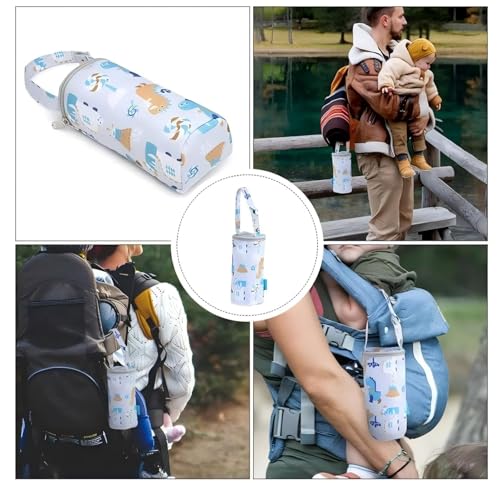 Liwankaqi Isoliertasche für Babymahlzeiten, Thermotasche hält Flüssigkeiten Warm und Kalt, Isoliertasche für viele handelsübliche Babyflaschen, Wasserdichtes Material