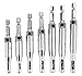 Produktbild 7 Teile/Satz Selbstzentrierende Scharnier Schranktür Hardware Holz Bohrer Set 5/64 7/64 9/64 11/64 13/64 1/4 5Mm Guide Pilot Loch Bohrer