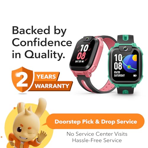 Image of imoo Kids Phone Watch Z1 - Smart Watch with GPS Tracker, 4G Video & Voice Calls, Advanced Parental Controls, Durable Quality with IPX8 Water Resistance, SOS, Gift for Kids (Green)
