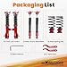 maXpeedingrods Coilovers for Mazda 3 BM 2014-2018, 24 Levels Damper Adjustable Coilovers Suspension Kit, Height Adjustable Shock Absorber Struts, Lowering Kit, Red