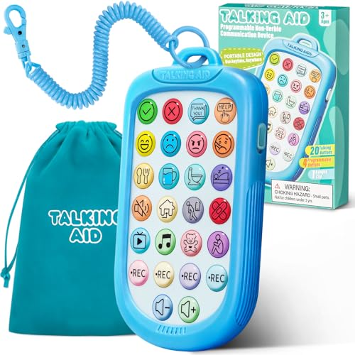 Subao AAC Device for Autism Portable Non Verbal Communication Tools for Speech Therapy & Stroke Rehab Autism Talking Aids with Programmable for Home & School Autism Sensory Toys for Kids & Adults