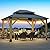 GARTOO 11’x13’ Outdoor Wooden Gazebo - Patio Galvanized Steel Gazebo with Double Vented Roof, Heavy-Duty Cedar Wooden Gazebo for Garden, Lawn, Poolside, Backyard Deck