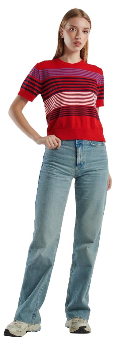 United Colors of Benetton Women's T-Shirt, red, M