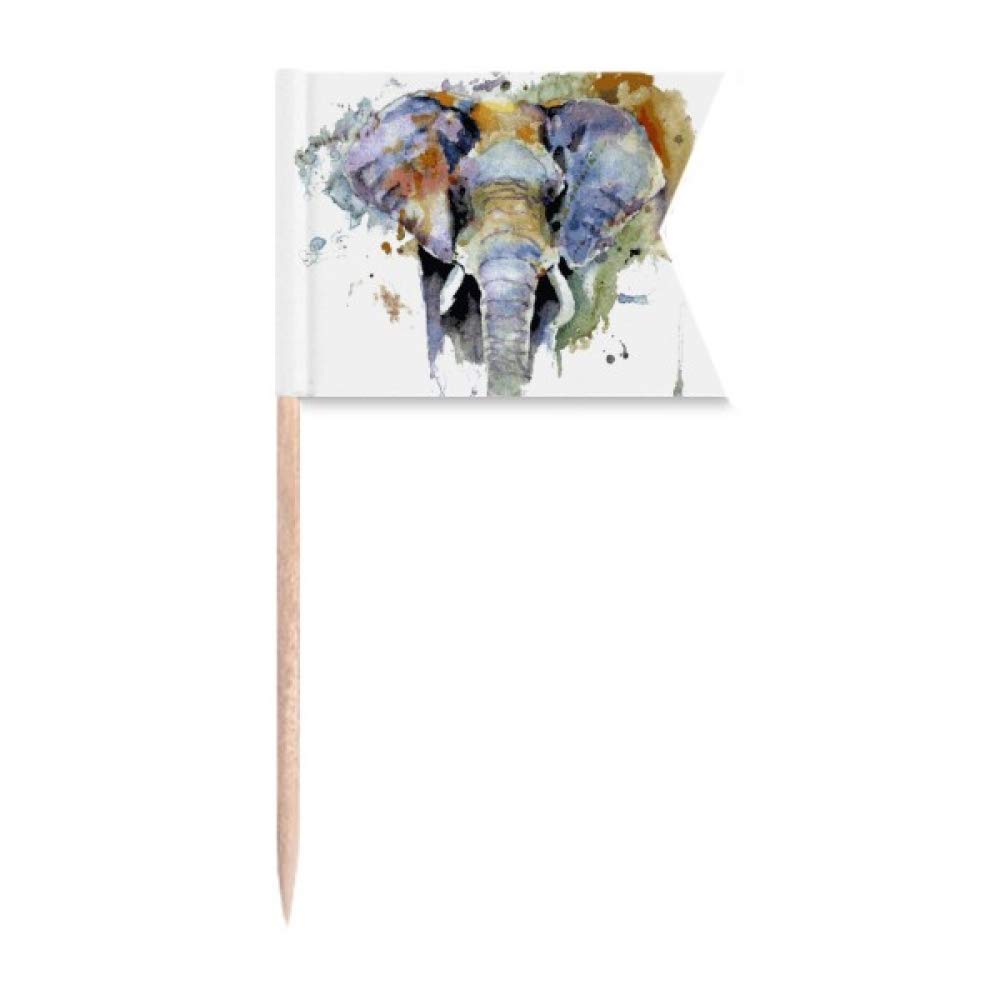 Gâteau éléphant peint personnalisé : décoration de fête et plaque à fromage DIY