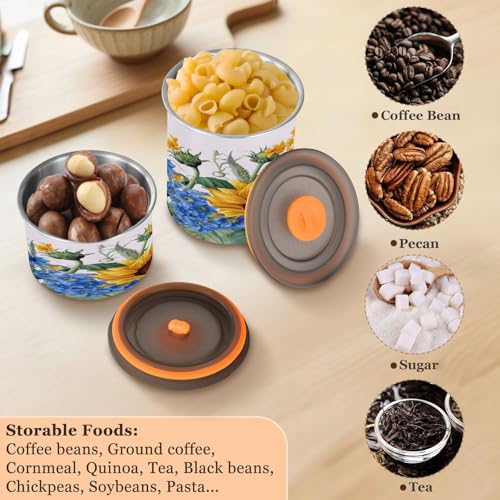 Envase de café ATTX 500 ml acero inoxidable con tapa hermética miniatura 5
