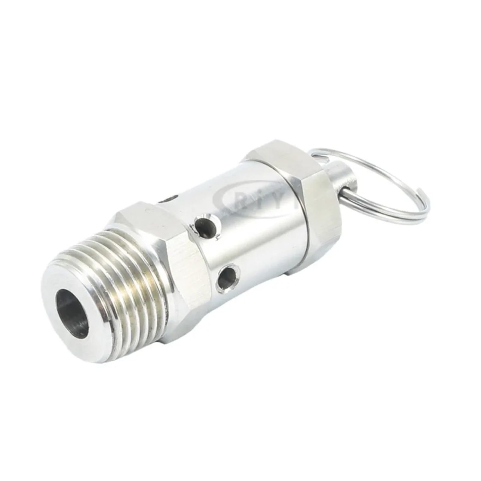 1/4 "1/2" BSPT macho 0,5-2 2-6 6-10 Bar ajustable 304 316 resorte sanitario válvula de seguridad de alivio de presión compresor de aire(1/2",BSPT_SS316_6-10 BAR)