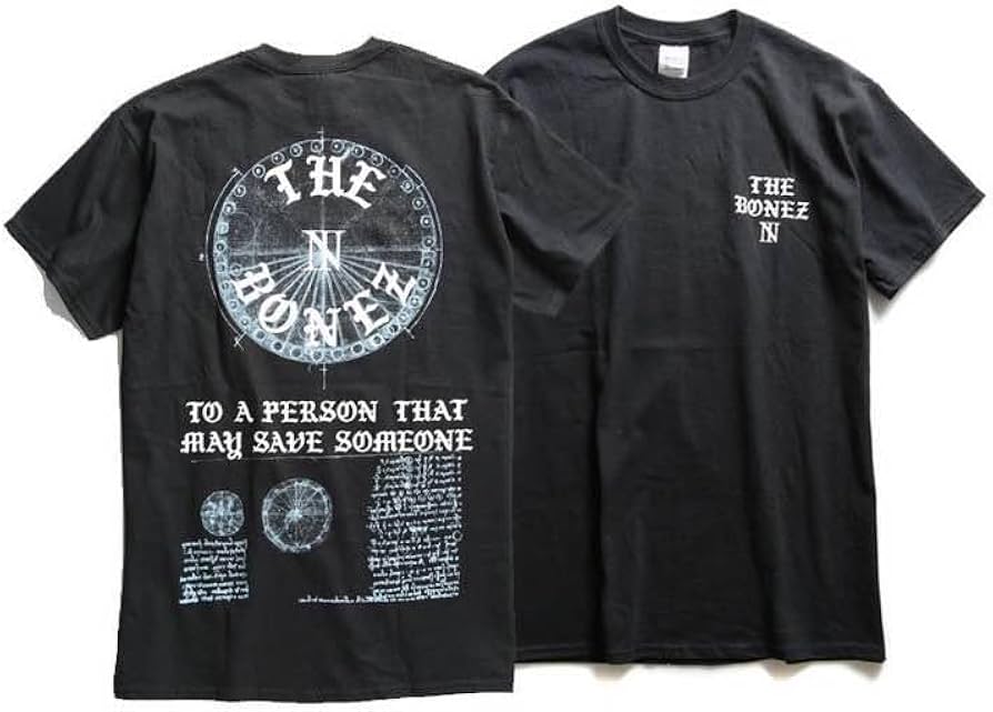 THE Bonez Tシャツ ブラック