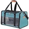 Cat Carrier – Portable Foldable Dog Pet Carrier, Soft-Sided Pet Bag up to 28 Lbs, Airline Approved Travel Puppy Carrier