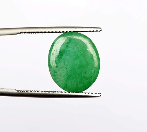Miniatura 4 de GEMHUB Piedras preciosas sueltas para la fabricación de joyas 6.95 quilates corte ovalado verde esmeralda piedra preciosa natural para colgantes de