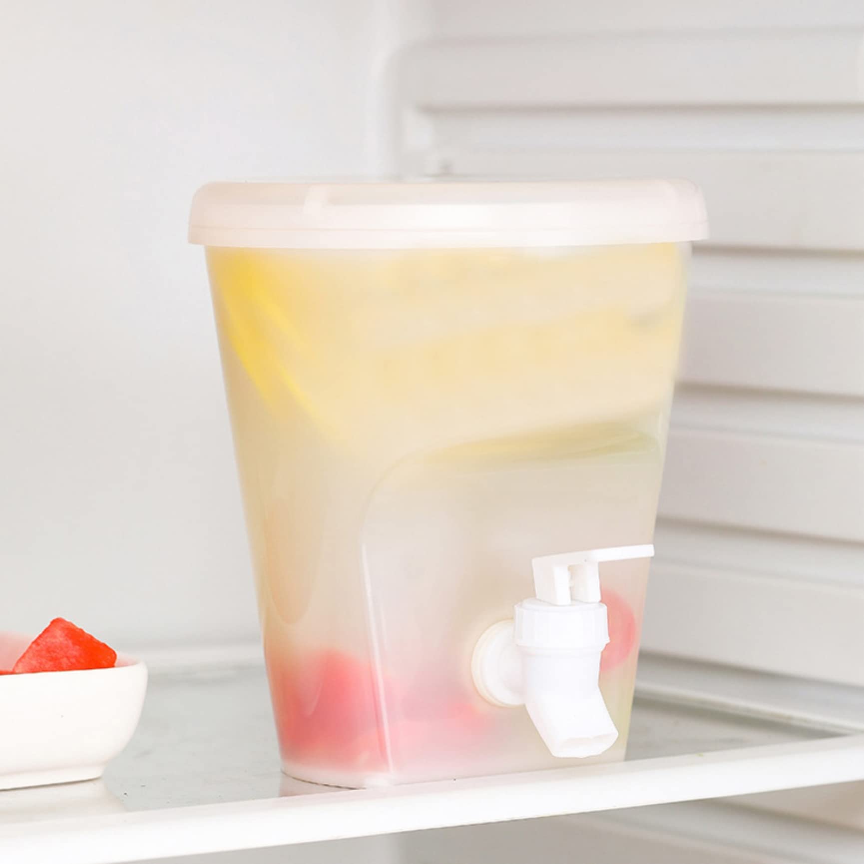 Dispenser bevande trasparente 1,5 litri con rubinetto brocca per acqua