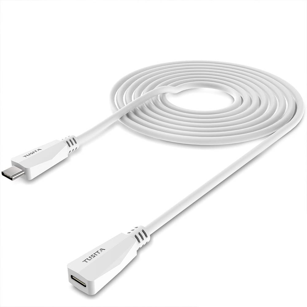 TUSITA Power Extension Cable (20ft/6M) - USB C, Male to Female