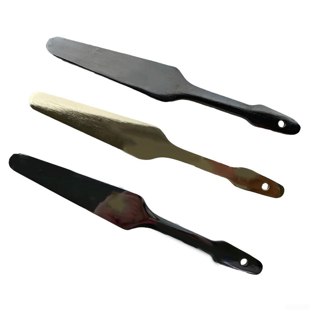 Lima per tasti della chitarra, lima triangolare per tasti, in acciaio , strumento per liutaio per chitarra (colore oro)