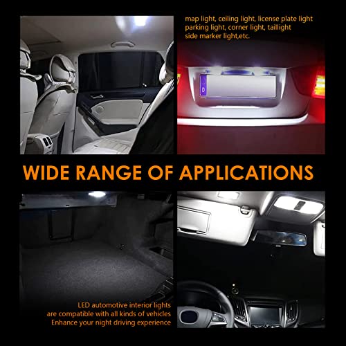 Kit 20 Bombillas LED para Auto T10 31-42 mm 6000K miniatura 6