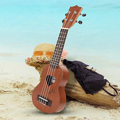 Couple Ukulele 1 Par 17″ Couple Ukulele Table en épicéa Dos en sapele avec étui pour ukulélé avec BagCafé - Les Beatles, Paul McCartney, John Lennon, RIngo Starr, George Harrison Couple Ukulele 1 Par 17" Couple Ukulele Table en épicéa Dos en sapele avec étui pour ukulélé avec BagCafé – Image 4