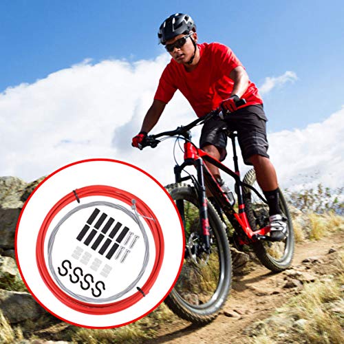 BESPORTBLE, 1 conjunto de tubo de câmbio de freio para bicicleta de estrada, tubo de tubo de câmbio