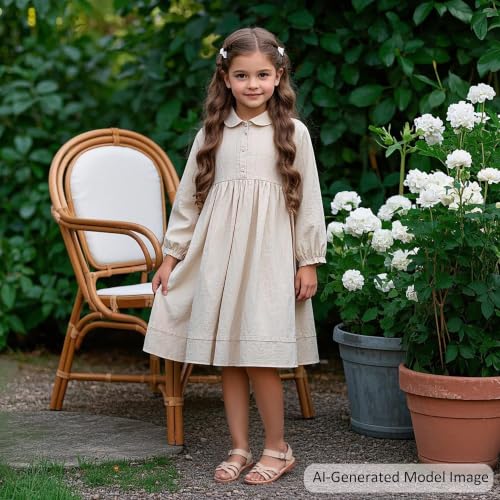 Image of Felix & Flora Toddler Girl Sandals - Little Girl Easter Dress Shoes Lightweight Open Toe Beach Holiday Flats