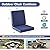 IPYNBAP Outdoor Seat Cushion Set 24 x 24 x 4 Inch, Outdoor Cushions for Patio Furniture, Waterproof & Fade Resistant Outdoor Chair Cushions, Deep Seat Cushions with Removable Cover, Navy Blue