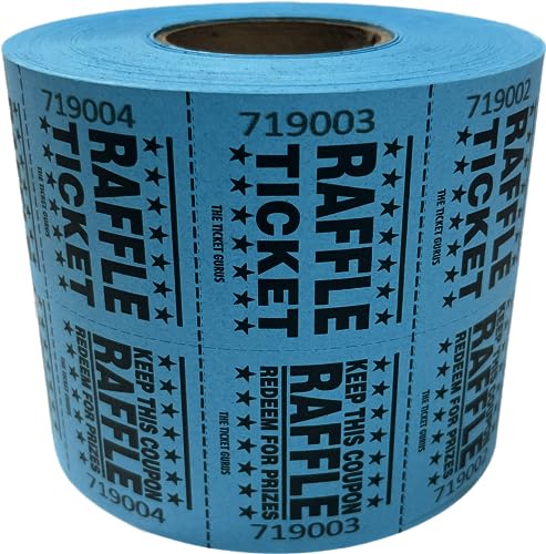 Billets pour tombola pré-découpés pour éviter l'attente aux stands