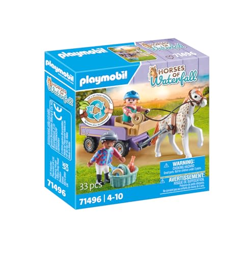 Jeux D'imitation Enfants Avec Calèche Et Poney Playmobil La Boite - vue 5