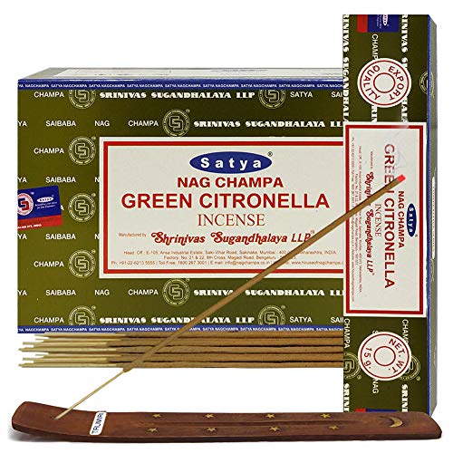 Green Citronella Incense Sticks And Incense Stick Holder Bundle Insence Insense Satya Incense #TOP30