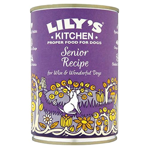Lily's Kitchen Senior Recipe for Older Dogs 400g each tin (Pack of 3)