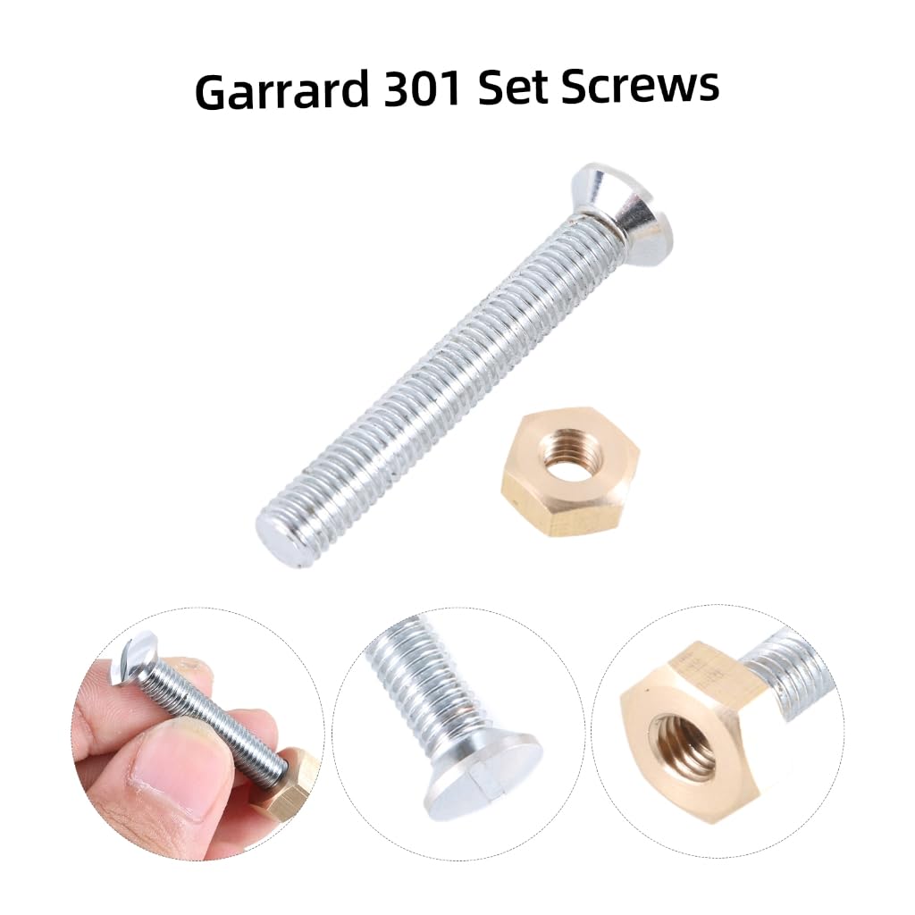 4 tornillos de fijación de panel de 6 mm para Garrard 301