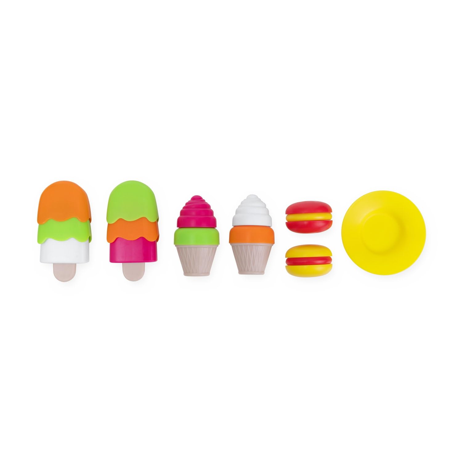 Chicco 00012149000000 Ice Cream Cart Game, wielokolorowa