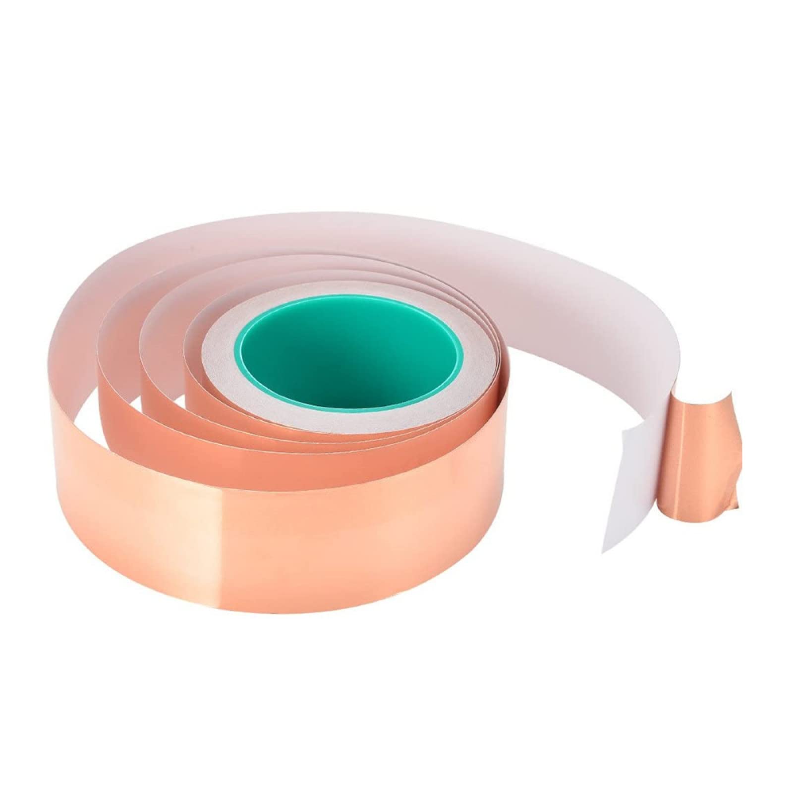 20 m di lunghezza, 20/30/50 mm di larghezza, 0,05 mm di spessore, nastro in rame conduttivo a doppia faccia, nastro in lamina di rame per chitarra, schermatura EMI, messa a terra e saldatura,50mm
