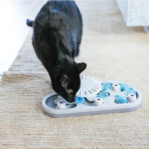 Catstages Nina Ottosson Rainy Day Puzzle & Play - Interaktives Intelligenz-/Snackspielzeug für Katzen