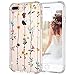 iPhone 8 Plus Case, iPhone 7 Plus Clear Case, MOSNOVO Wildflower Floral Clear Design Transparent Plastic Back Phone Case with TPU Bumper Case Cover for iPhone 7 Plus/iPhone 8 Plus