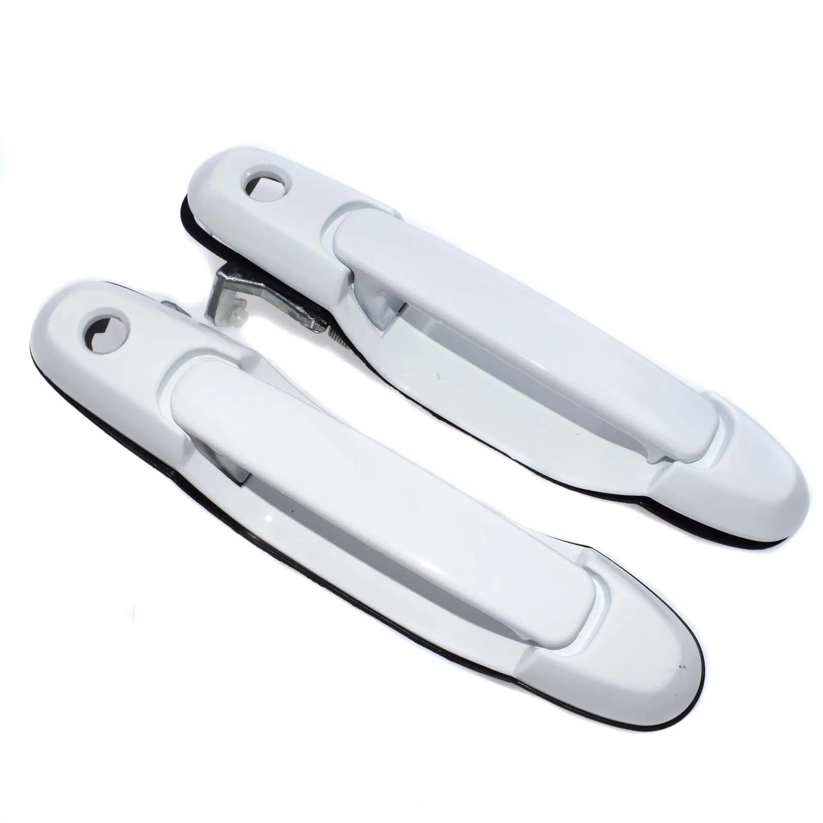 Hillar White Front Pair Door Outer Handle For Toyota For Sienna 1998-2003 Outside Door Handle Front Rear Left Right 69210-08010 69230-08020(White Front Pair)