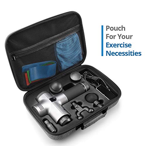 Carrying Case For Hyperice Hypervolt/Hypervolt Plus/Hypervolt 2, 2022 5 Attachment Slots Portable Storage Box, Hard Shell Case For Hyperice Hypervolt Portable Massage Gun Tombert (Case Only) #TOP3